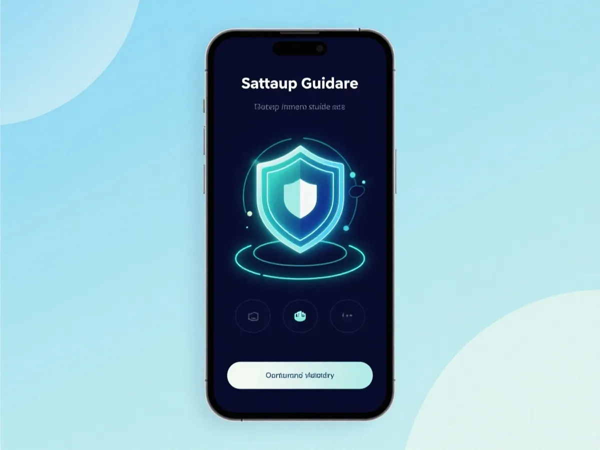 移动端安装与安全验证示意图