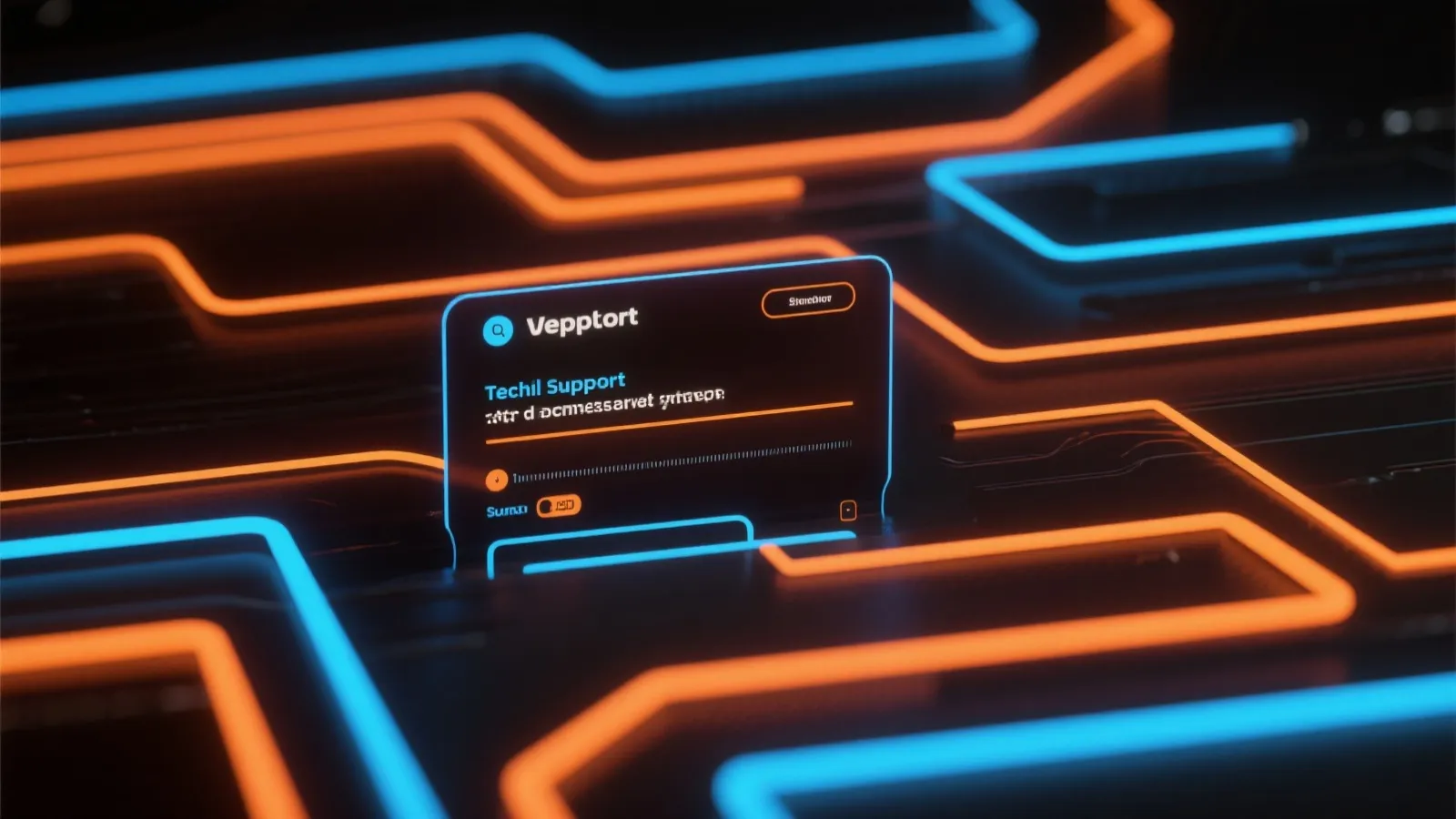 技术支持视觉背景